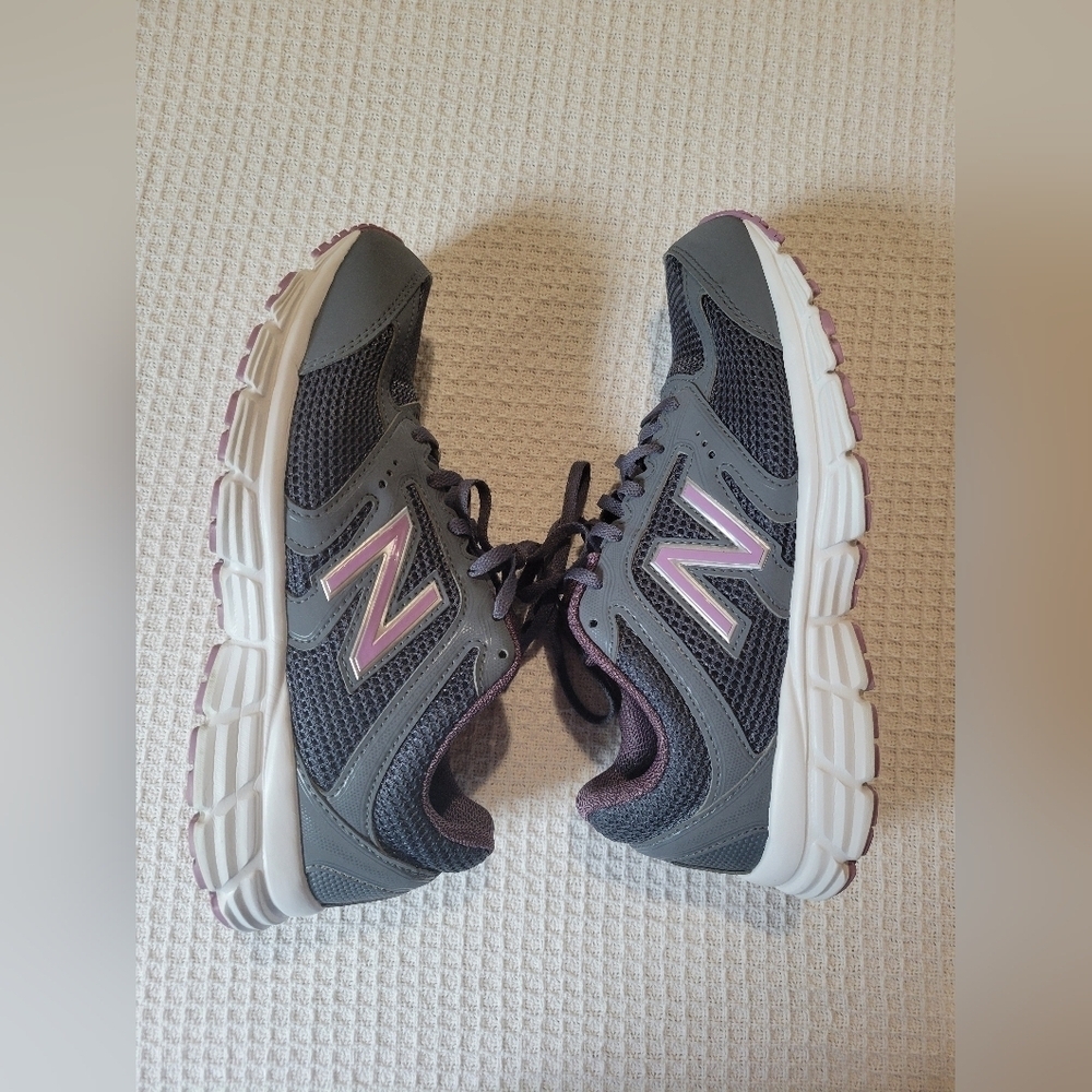 New Balance Gray and Purple Sneakers - Picture 8 of 9